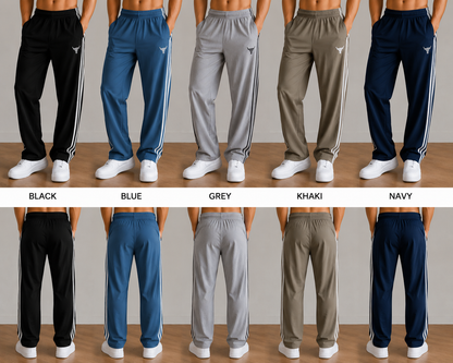 Baggy Track Pant — NS Fabric | Triple Stripe Series